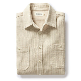 The Utility Shirt in Natural Sashiko - featured image