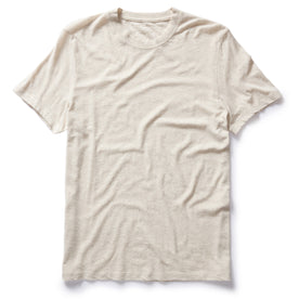 The Cotton Hemp Tee in Heather Oat - featured image