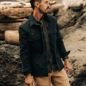 The Lined Shop Shirt in Coal Boss Duck - featured image