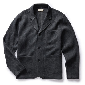 The Evans Blazer in Charcoal Birdseye Wool - featured image