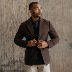 The Sheffield Sportcoat in Dark Chestnut Moleskin - featured image