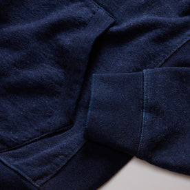 The Apres Hoodie in Rinsed Indigo Terry: Alternate Image 6, Knits by Taylor Stitch