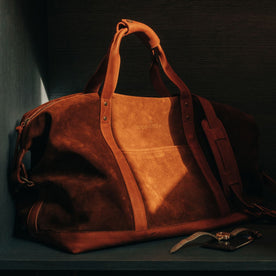 The Weekender Duffle in Chocolate Roughout: Alternate Image 2, Accessories by Taylor Stitch