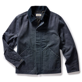 flatlay of The Workhorse Jacket in Navy Chipped Canvas, Outerwear by Taylor Stitch