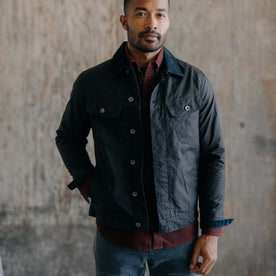 The Long Haul Jacket in Coal Waxed Canvas - featured image