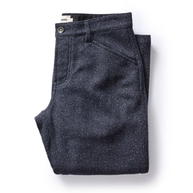 flatlay of The Camp Pant in Navy Nep Wool, Bottoms by Taylor Stitch