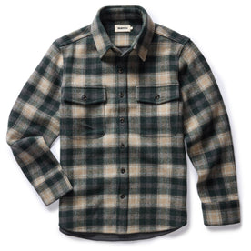 The Maritime Shirt Jacket in Dried Pine Plaid - featured image