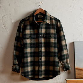 The Maritime Shirt Jacket in Dried Pine Plaid: Alternate Image 4, Wovens by Taylor Stitch