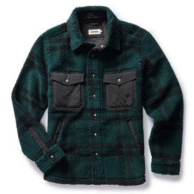 flatlay of The Timberline Jacket in Dark Spruce Plaid, Outerwear by Taylor Stitch