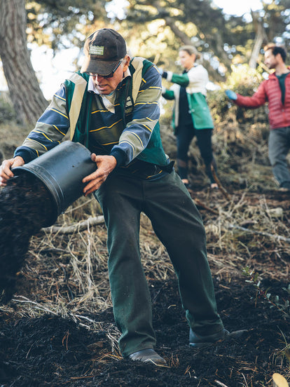 Volunteers working on maintaining our wild.