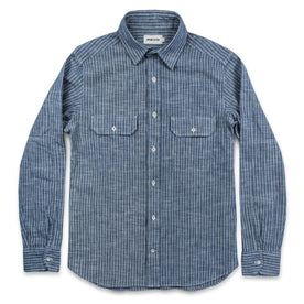 The Chore Shirt in Indigo Striped Chambray: Alternate Image 6, Wovens by Taylor Stitch