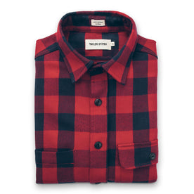 The Moto Utility Shirt in Red Buffalo Plaid - featured image