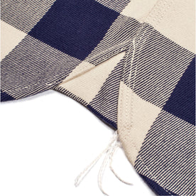 The Moto Utility Shirt in Natural & Navy Buffalo Plaid, Wovens by Taylor Stitch