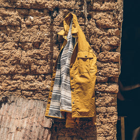 The Chore Jacket in Mustard Dry Wax Canvas: Alternate Image 8, Outerwear by Taylor Stitch