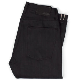 The Slim Jean in Shuttle Loomed Italian Selvage Black Denim - featured image