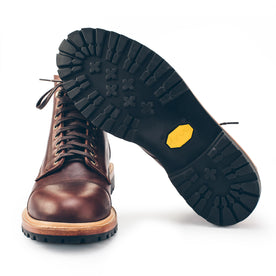 The Cap Toe Moto Boot in Brown Steerhide: Alternate Image 5, Footwear by Taylor Stitch