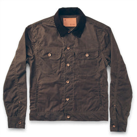 The Long Haul Jacket in Dark Oak Waxed Canvas - featured image