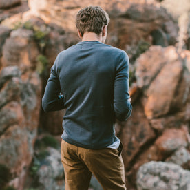 The Merino Henley in Charcoal: Alternate Image 3, Wovens by Taylor Stitch