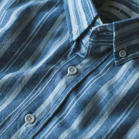 The Short Sleeve California in Blue Striped Chambray: Alternate Image 5, Wovens by Taylor Stitch