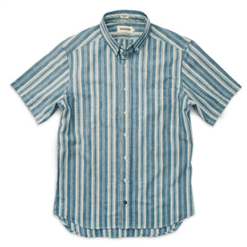 The Short Sleeve California in Blue Striped Chambray: Alternate Image 6, Wovens by Taylor Stitch