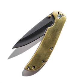 The Drop Point Knife in Brass: Featured Image, Accessories by Taylor Stitch