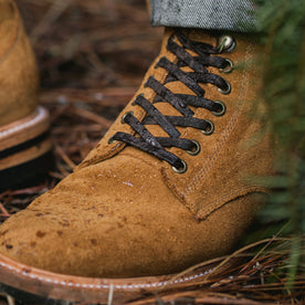 The Trench Boot in Golden Weatherproof Suede: Alternate Image 2, Footwear by Taylor Stitch