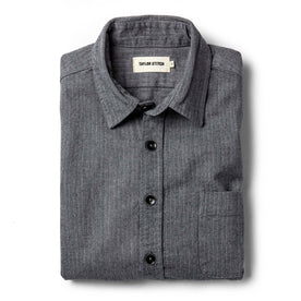 The Mechanic Shirt in Slate Herringbone - featured image