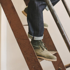 The Democratic Jean in Shuttle Loomed Italian Selvage Denim: Alternate Image 4, Denim by Taylor Stitch