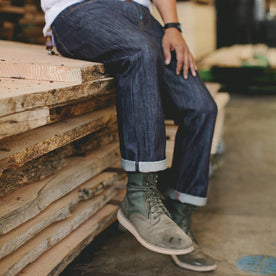 The Democratic Jean in Shuttle Loomed Italian Selvage Denim: Alternate Image 1, Denim by Taylor Stitch