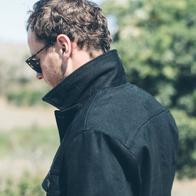 The Long Haul Jacket in Yoshiwa Mills Black Selvage: Alternate Image 10, Outerwear by Taylor Stitch