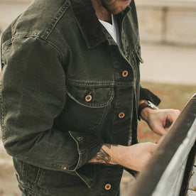 Fit model in San Francisco, Outerwear by Taylor Stitch