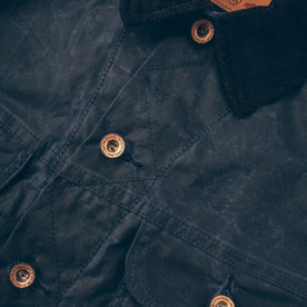 The Long Haul Jacket in Navy Waxed Canvas: Alternate Image 4, Outerwear by Taylor Stitch