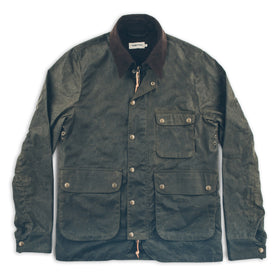 The Rover Jacket in Dark Olive Beeswaxed Canvas - featured image