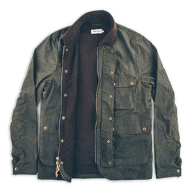 The Rover Jacket in Dark Olive Beeswaxed Canvas: Alternate Image 7, Outerwear by Taylor Stitch