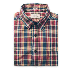 The Short Sleeve California in Red Madras: Featured Image, Wovens by Taylor Stitch