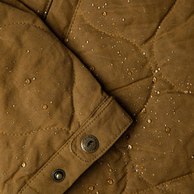 The Vertical Jacket in British Khaki Dry Wax: Alternate Image 9, Outerwear by Taylor Stitch