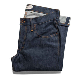 The Slim Jean in 110 Year Denim: Featured Image, Denim by Taylor Stitch