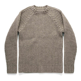 The Fisherman Sweater in Natural Waffle - featured image