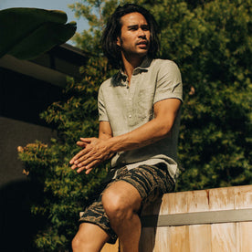 The Short Sleeve California in Army Hemp - featured image