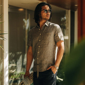 The Short Sleeve California in Navy Hemp - featured image