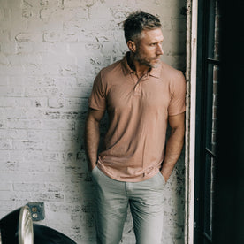 The Cotton Hemp Polo in Dried Acorn - featured image