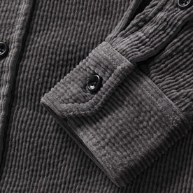 The Utility Shirt in Dark Charcoal Crepe Cord: Alternate Image 5, Wovens by Taylor Stitch