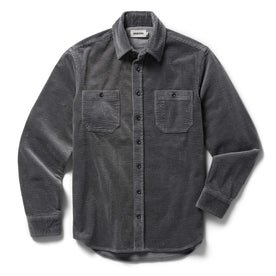 The Utility Shirt in Dark Charcoal Crepe Cord: Alternate Image 6, Wovens by Taylor Stitch