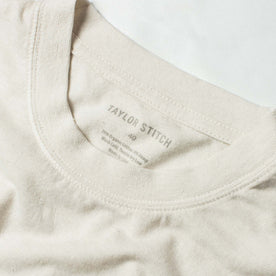 material shot of The Cotton Hemp Tee in Hate-Free, Knits by Taylor Stitch