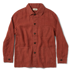 flatlay of The Ojai Jacket in Rust Hemp, Outerwear by Taylor Stitch