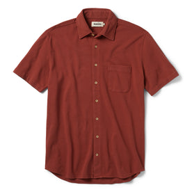 The Short Sleeve California in Red Clay Pique - featured image