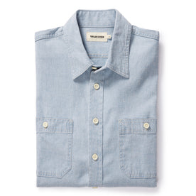 The Utility Shirt in Washed Indigo Boss Duck - featured image