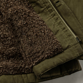 material shot of interior, Outerwear by Taylor Stitch