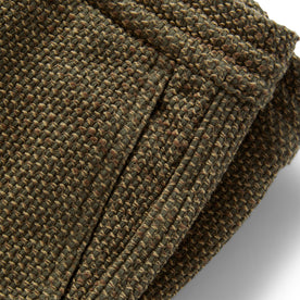 material shot of the pocket of The Apres Pant in Cypress Sashiko, Bottoms by Taylor Stitch