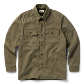 The Lined Shop Shirt in Stone Boss Duck - featured image